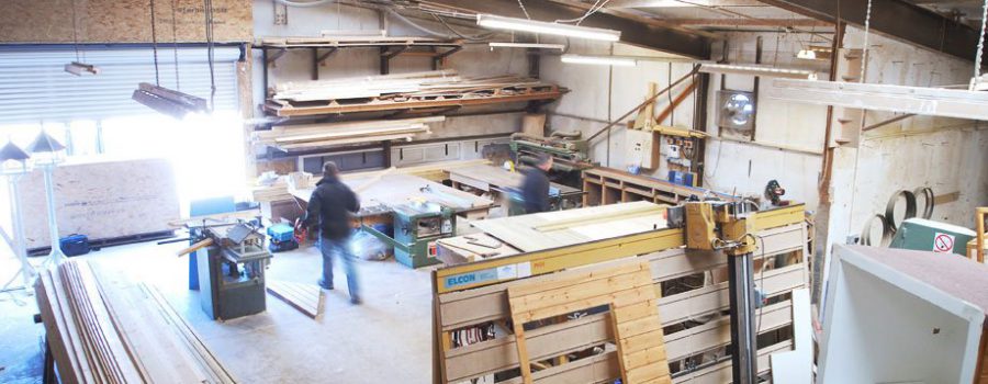 workshop interior view